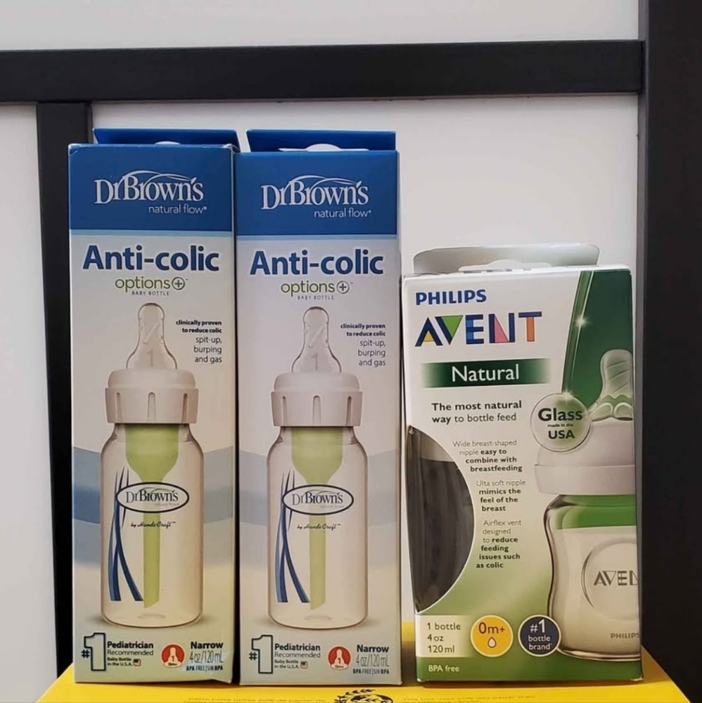 Brand new Dr. Brown's and Philips Avent Baby Bottles Bundle